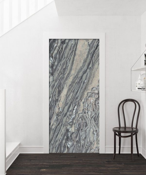 3D Gray Marble 21183 Door Mural Cost Cheap Online