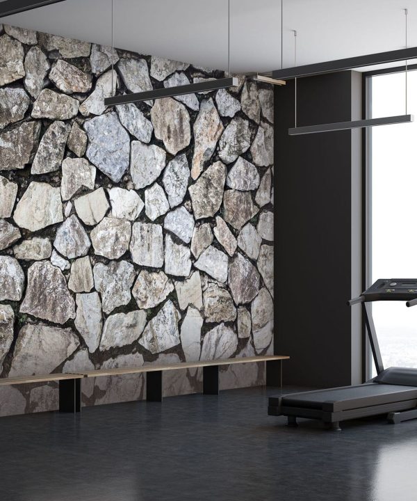 3D Gray Stone Wall 094 Wall Murals Buy Cheap Websites