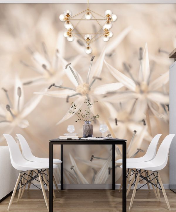 3D Gray Wildflowers 6266 Assaf Frank Wall Mural Wall Murals Release Dates