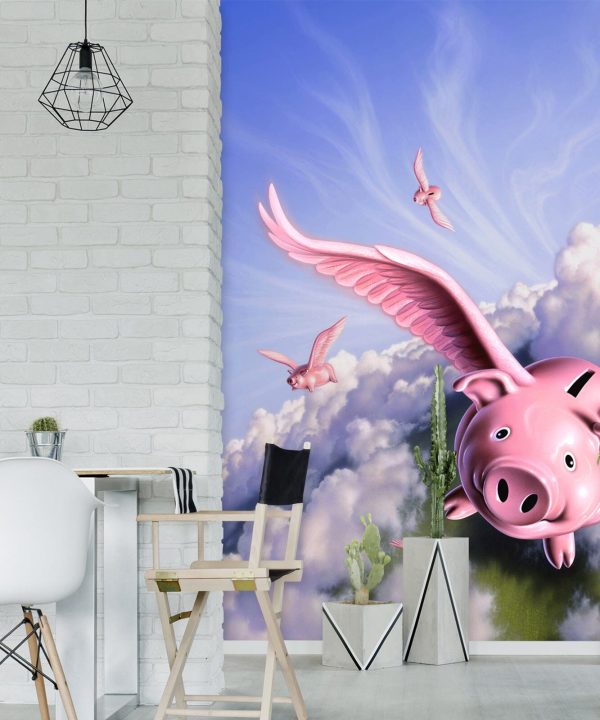 3D Piggies 1416 Jerry LoFaro Wall Mural Wall Murals Marketable Sale Online