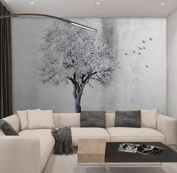 3D Gray Tree 505 Wall Murals Very Cheap Cheap Online