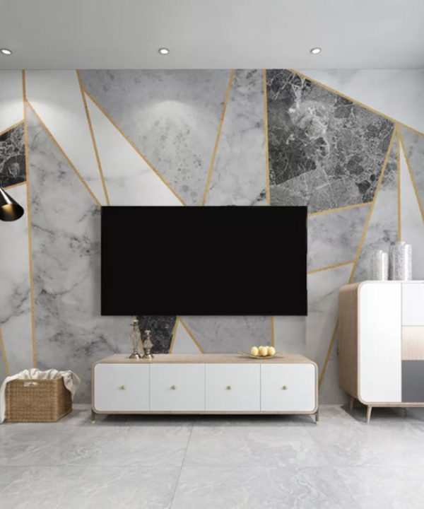 3D Gray Slate WC2605 Wall Murals Cheap New Arrival
