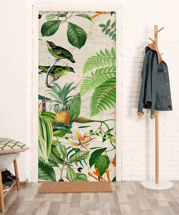 3D Pineapple Grove 11925 Andrea Haase Door Mural The Cheapest Cheap Pice