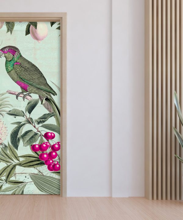 3D Pineapple Cherry Bird 118131 Andrea Haase Door Mural Outlet Sale Online