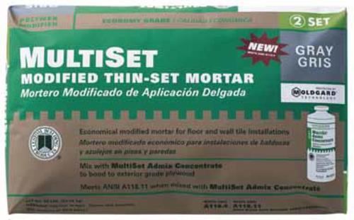 Custom Building MSMG50 Multi-Set Modified Thin Set Mortar, Gray Discount Pay With Paypal