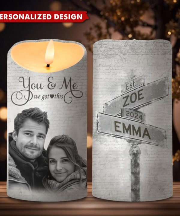 You&Me We Got This-Personalized LED Candles For Couples Supply Sale Online