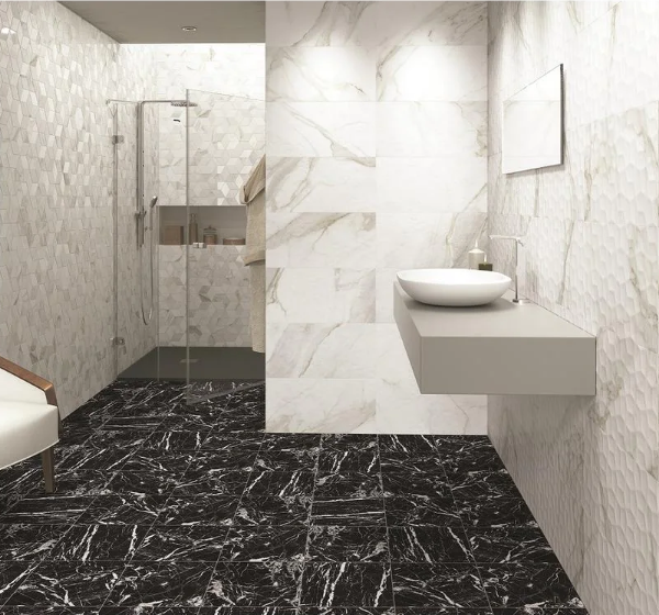 Black Ice Marble 12 in. x 12 in. Polished Marble Tile (5 sq. ft. / case) (7 cases) Cheap Browse