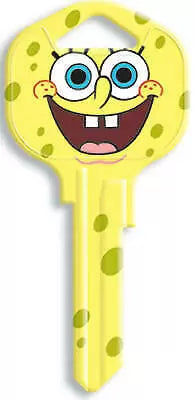 Hy-ko Products SpongeBob Squarepants Yellow Kwikset KW1 House Key Discount Classic
