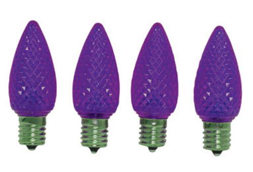 Celebrations UTRT4P13 C9 LED Replacement Bulb, 25 Purple Bulbs Outlet Recommend