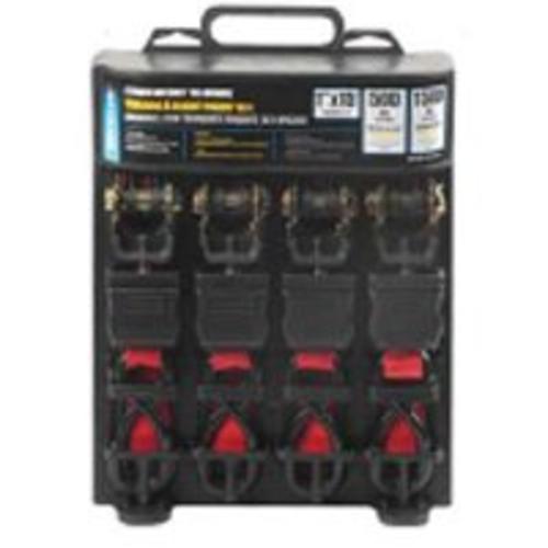 ProSource FH64069 Ratchet Tie Down, Red, 1 in W, 15 ft L Sast Sale Online