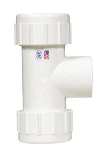 King Brothers CPT-1250-T Threaded PVC Compression Tee, Gray, 1-1/4" Pay With Paypal Online