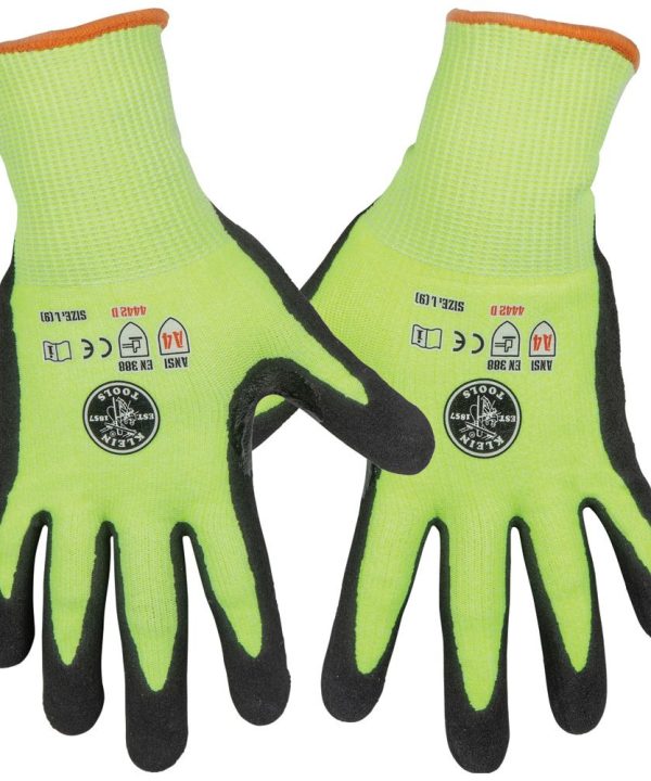 Klein Tools 60186 Work Gloves, Cut Level 4, Touchscreen, Large, 2-Pair Outlet Best Place