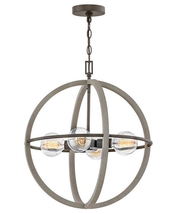 Bodie Four-Light Globe Chandelier Buy Cheap Excellent