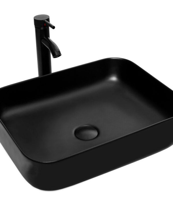 Black Ceramic Rectangular Vessel Bathroom Sink Buy Cheap Looking For