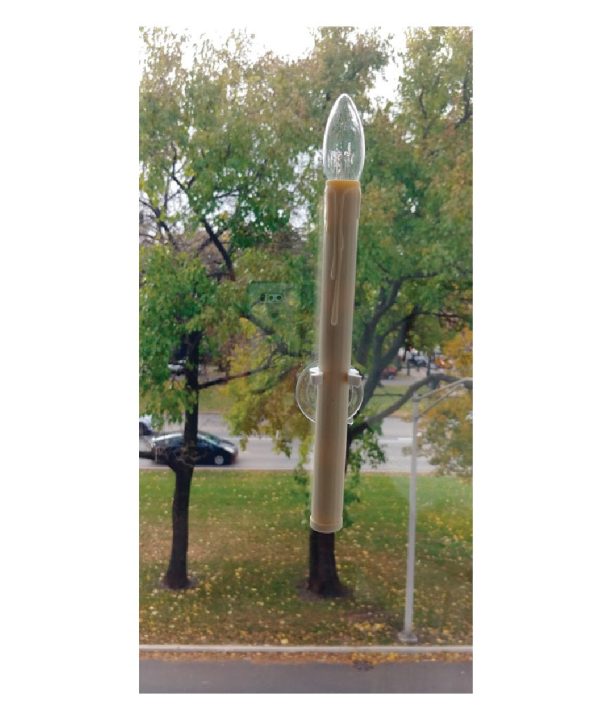 Celestial Lights P-2133-I Flameless Flickering Window Candle, Ivory Release Dates Sale Online