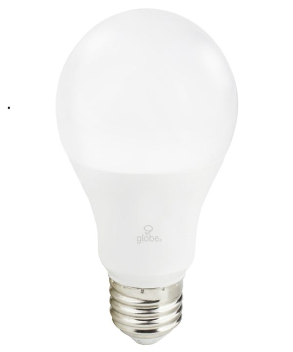 Globe 34212 A19 Smart WiFi LED Light Bulb, 800 lumens Visit
