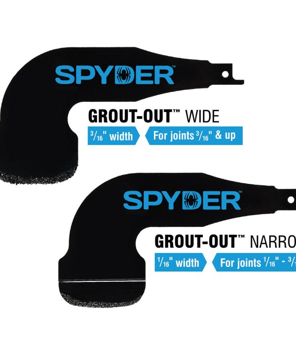 Spyder Grout-Out™ Reciprocating Blades 1/16-inch Free Shipping 2025