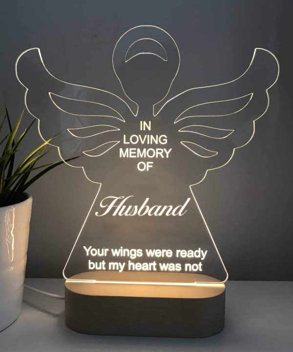 LED GUARDIAN ANGEL LIGHT - MEMORIAL GIFT Cheap Pice Store