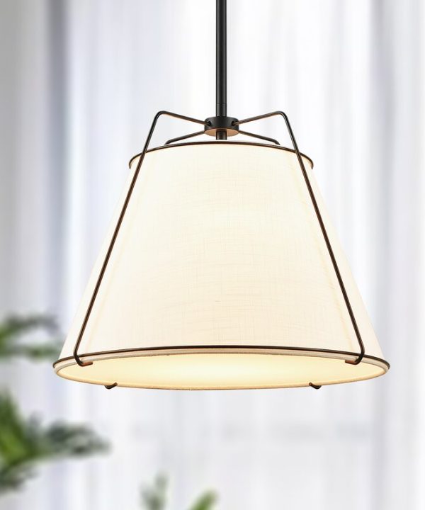 Black Jaylien 1 - Light Shaded Pendant Clearance Official