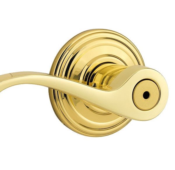 Kwikset 730CHL 3 Commonwealth Privacy Door Lock, Polished Brass Sale Cheapest