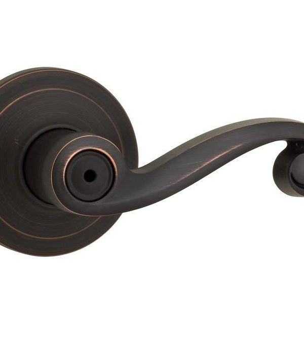 Kwikset 730LL-11PV1 Lido Privacy Door Lock, Venetian Bronze Outlet Sale Online