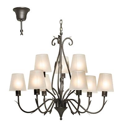 Arum Chandelier Charcoal E27 9x60w Best Sale For Sale