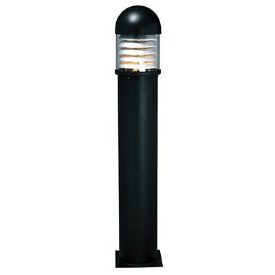Louvre Bollard Outdoor Black 1x E27 Sale Nicekicks