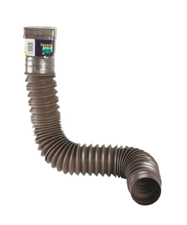 Spectra Pro Select GRNDSPTRB Downspout Extension, Plastic Cheap Online