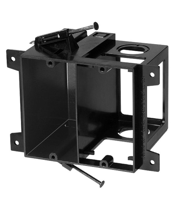 Drywall Clip - Plastic, Double Gang for A/V & Power, New Construction Cheap Sale Amazon