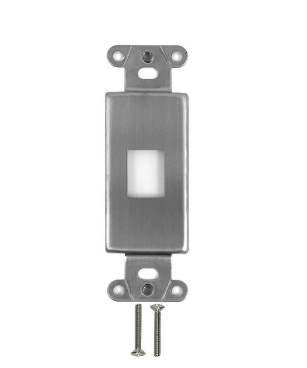 Decora Strap 1-Port Keystone - Stainless Steel Very Cheap Cheap Online