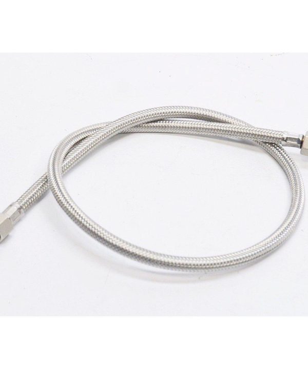 BWT 3/8" BSP x 3/8" Compression Stainless Braided Hose Water Line Buy Cheap Reliable