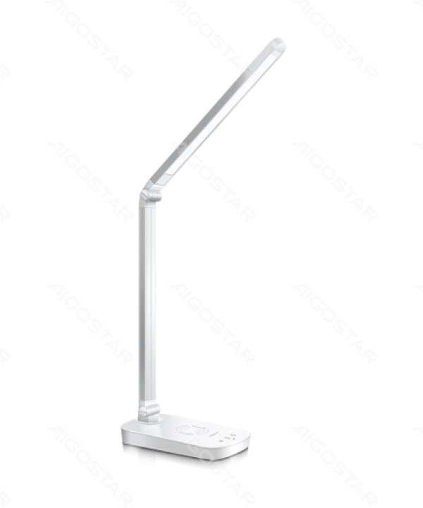 Aigostar LED TABLE LAMP LIGHT11 SILVER 5W 6400-2700K(Touch&Dimming with USB charge socket and mobile phone wireless charging Very Cheap Cheap Online