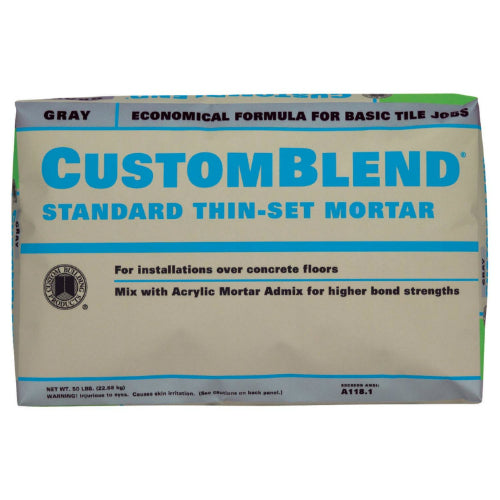 Custom Building CBTSG50 Customblend Standard Thin Set Mortar Amazon Cheap Online