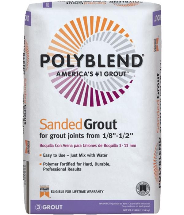 Custom Building PBG16525 Polyblend Sanded Tile Grout, Delorean Gray Online For Sale