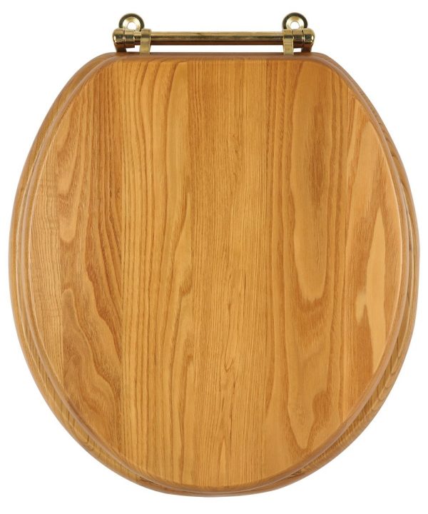 Design House 561241 Standard Round Toilet Seat, Solid Oak From China Sale Online
