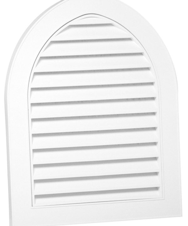 Duraflo 626110-00 Cathedral White Gable Vent, 22" x 28" Cheap Sale Marketable