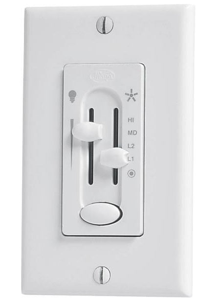 Hunter 27183 Fan & Light Dual-Slide Preset Control, White Discount Big Discount