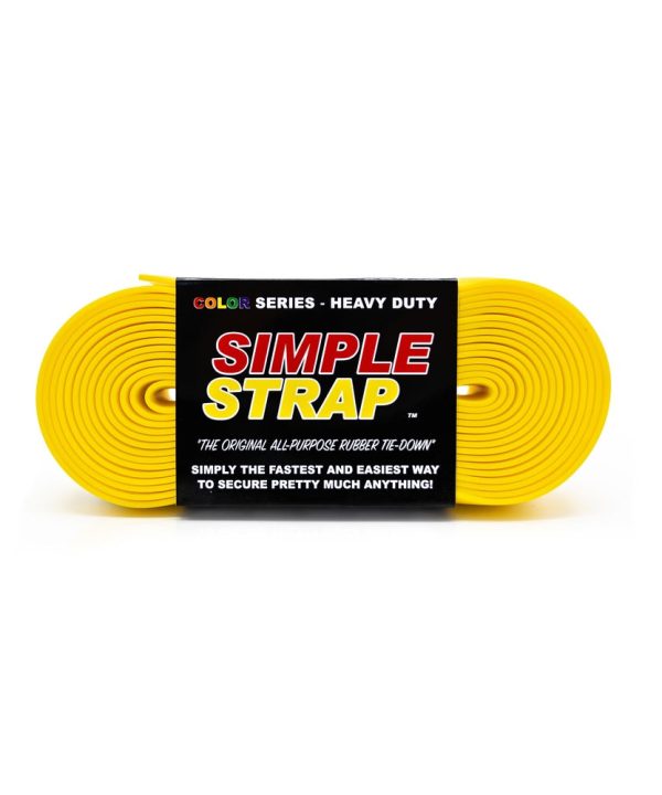 Simple Strap SS-2-YLW Heavy Duty Tie Down, 1.6" x 20', Yellow Outlet Best Seller