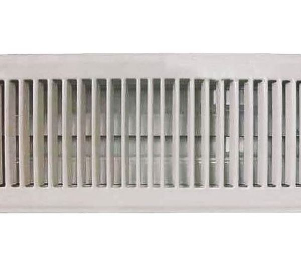 ProSource FR01-4X12W Floor Register, 4" x 12", White Cheap Sale Perfect