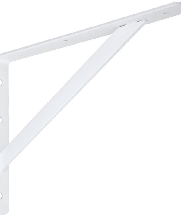 National HardwareN301-630  Super Strength Shelf Bracket, Steel, 12", White Limited Edition