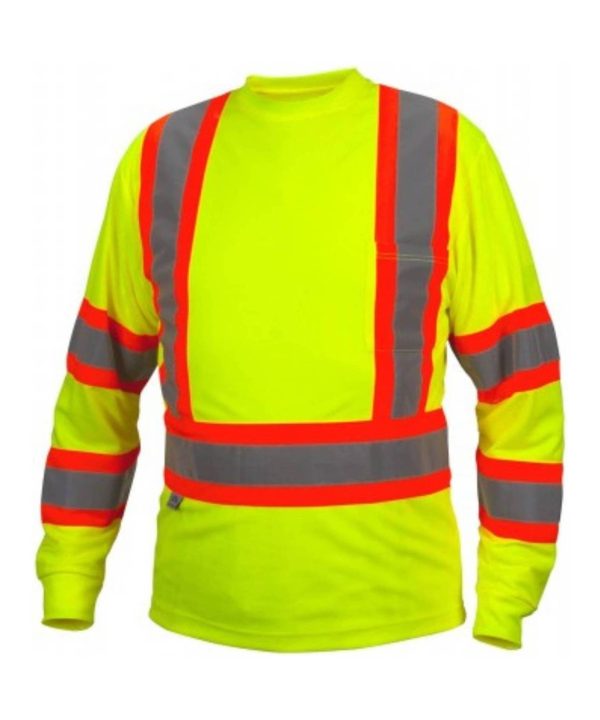 Pyramex Men's Long Sleeve Series T-Shirt - Yellow Cheap Sale Comfortable