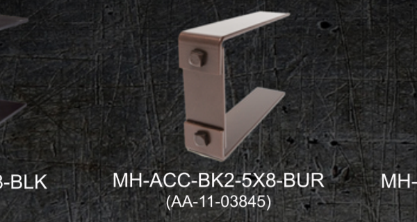 RUSTIC BARN WOOD SERIES "RBW" - DECORATIVE BRACKET 5X8 - Set of 2 - Silver Clearance 100% Guaranteed