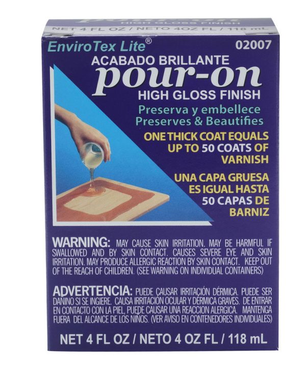 Envirotex Lite Pour-On High Gloss Epoxy - 4 oz Eastbay Online